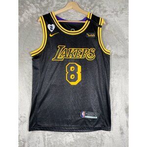 Nike Kobe Bryant Black Mamba City Edition Lakers Jersey - Size 44 - Tribute 8/24